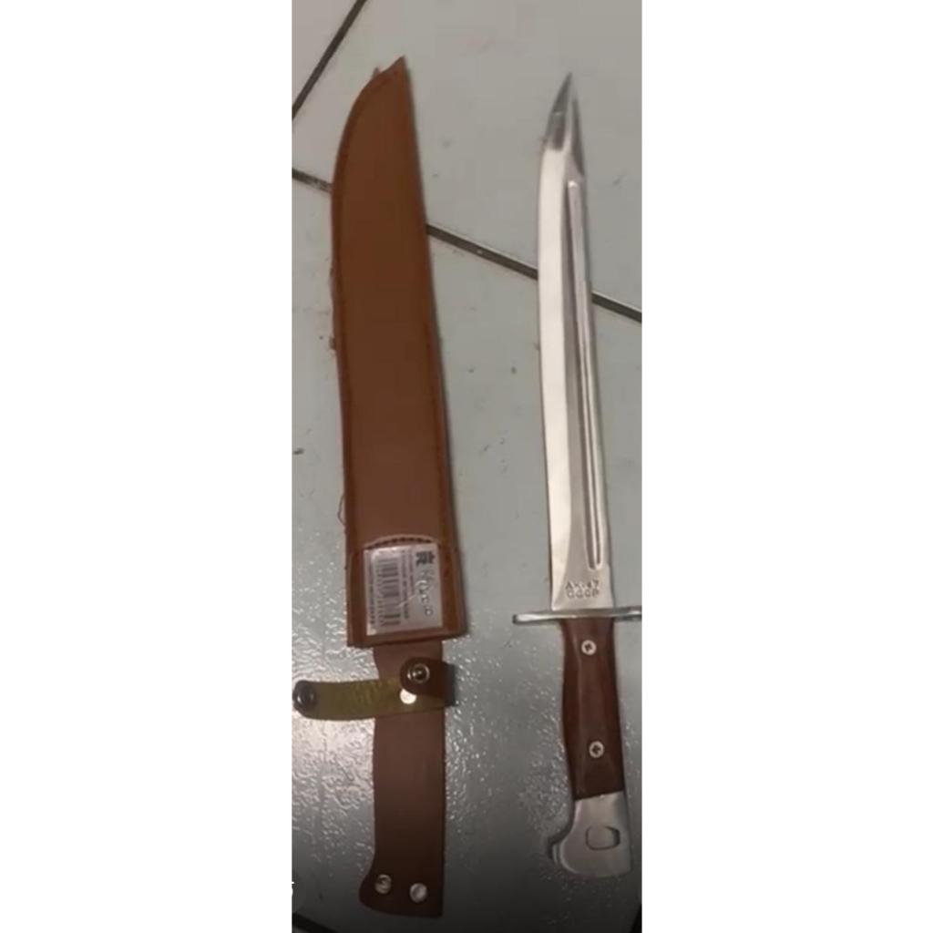 Faca Fulltang Tática Ak47 Baioneta Russa 43 cm Ba