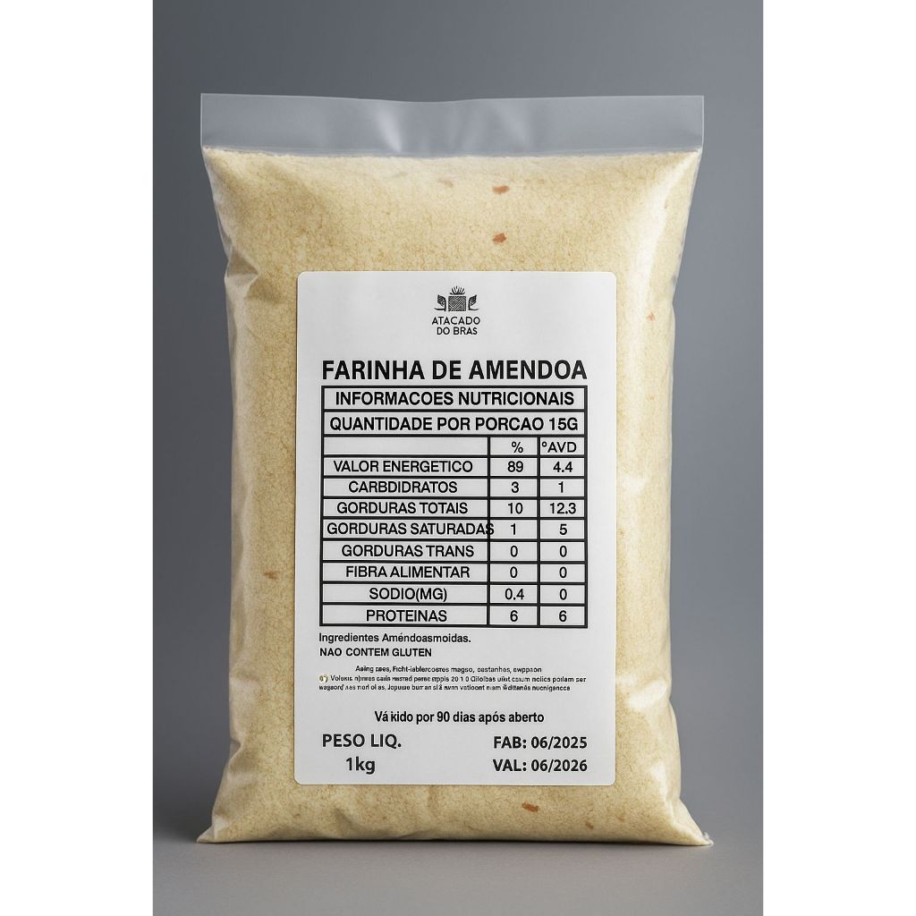 Farinha de amêndoas 1kg (PROMOÇÃO )