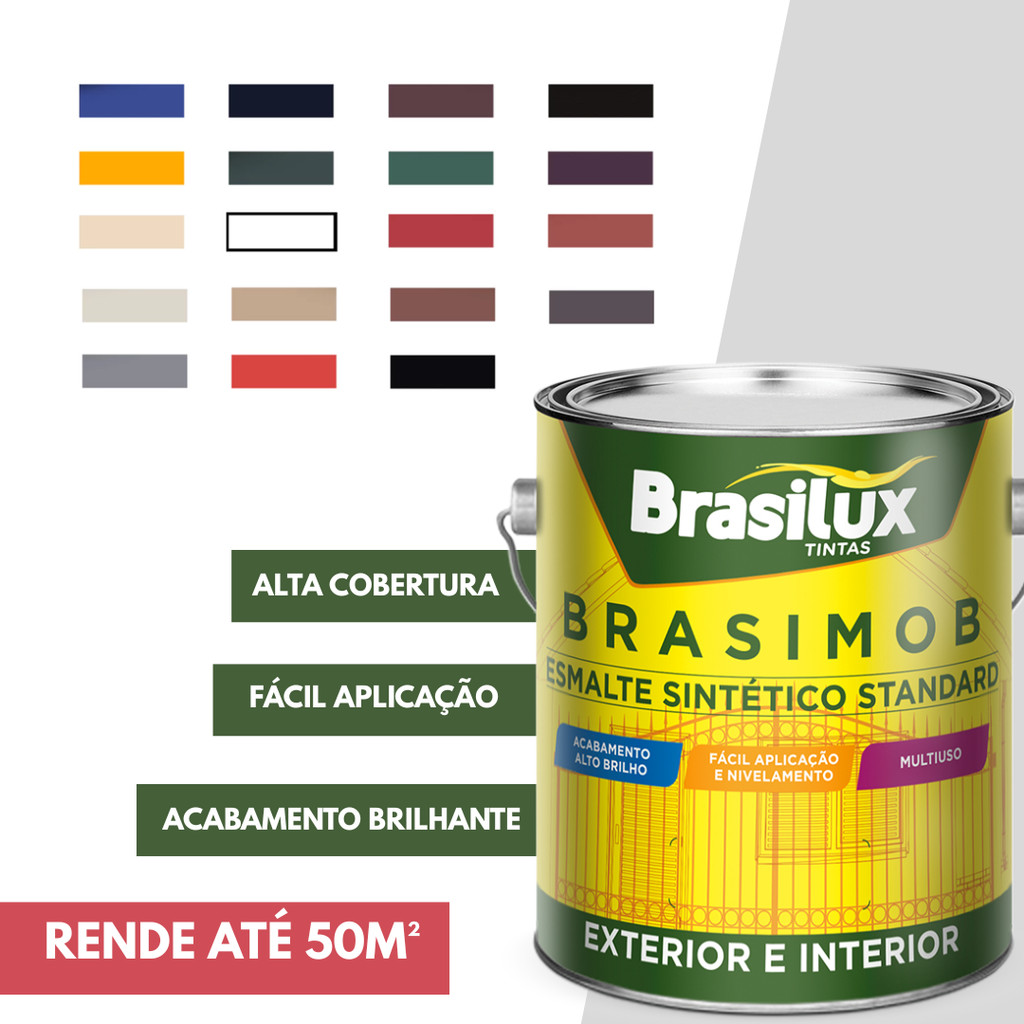 Tinta Esmalte Sintético Brilhante Multiuso 3,6L P