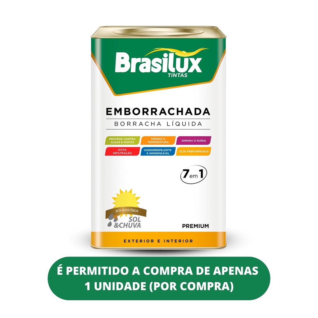 BORRACHA LIQUIDA PREMIUM SOL E CHUVA BRANCO 18L RE