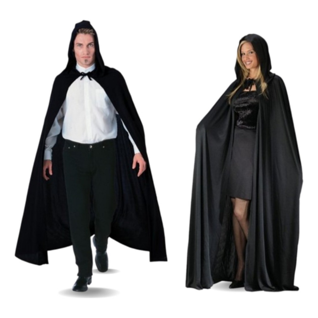 Capa De Bruxa Vampiro Drácula Halloween Carnaval 