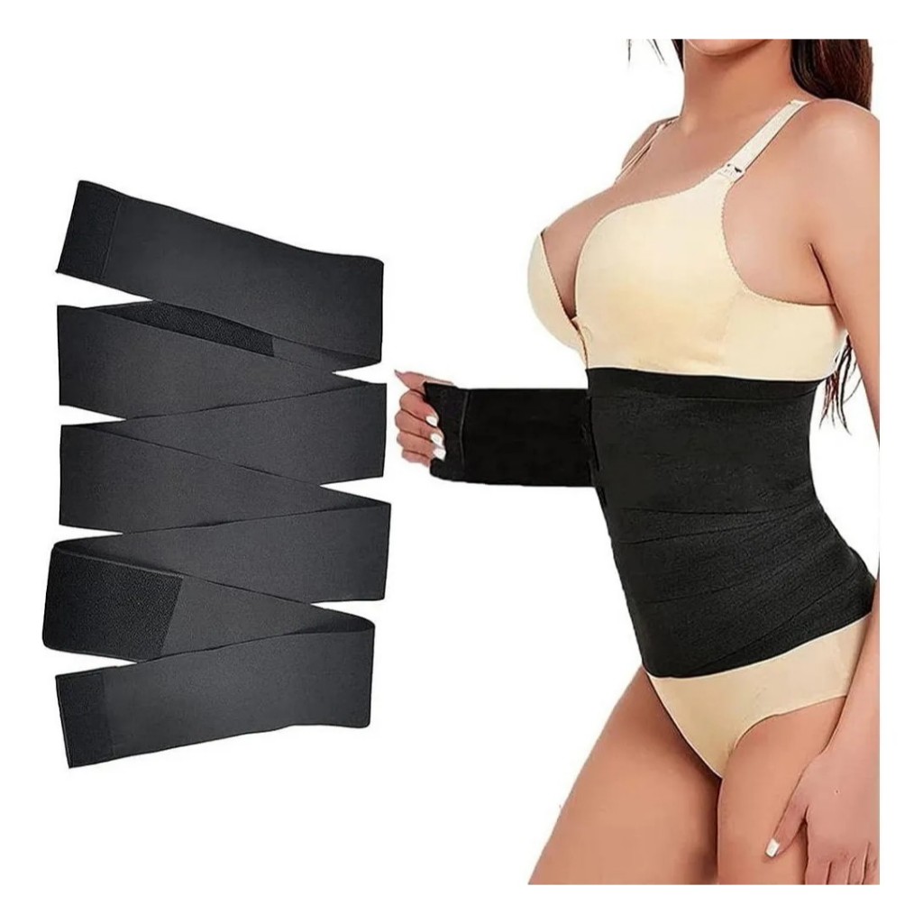 cinta Redutora Modeladora Ajustável pos parto Afi