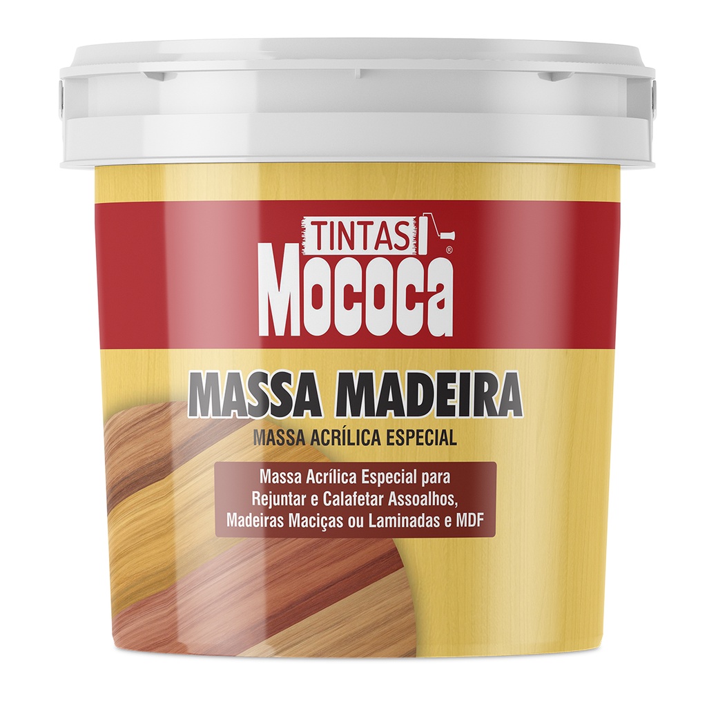 Massa para Madeira em Cores Mococa 350g