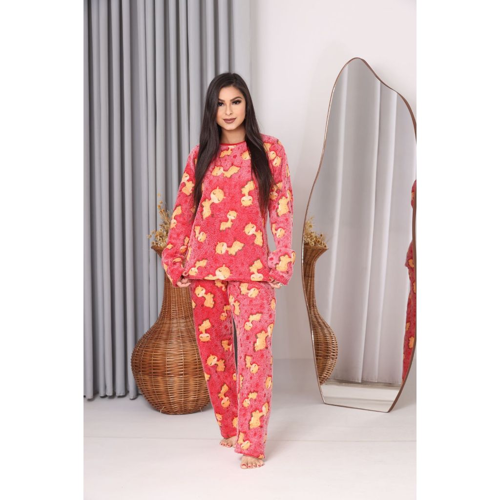 Pijama Soft Fleece   Do P ao GG