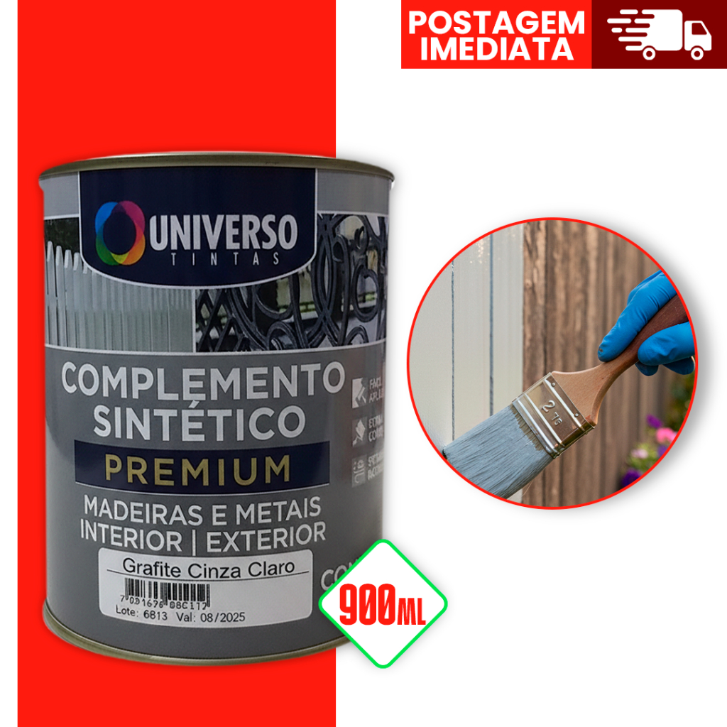 Complemento Sintético Premium Madeira E Metais Un