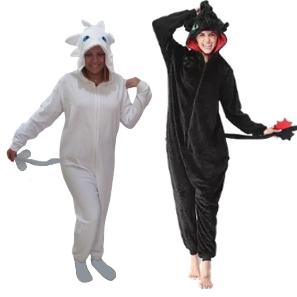 Pijama Kigurumi Banguela Furia da Noite Furia da L