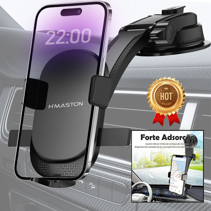 Suporte Celular Carro Veicular Trava Anti Queda 36