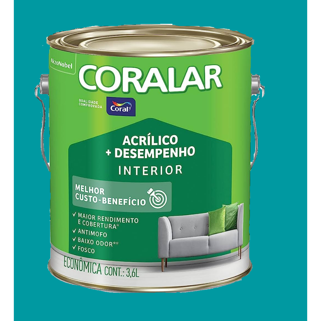 Tinta Coral Coralar Pavão Acrílica Antimofo Gal�