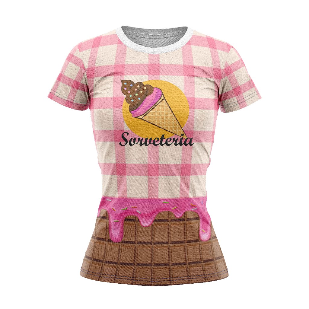 Camisa Camiseta Profissão SORVETERIA sorvete CALD
