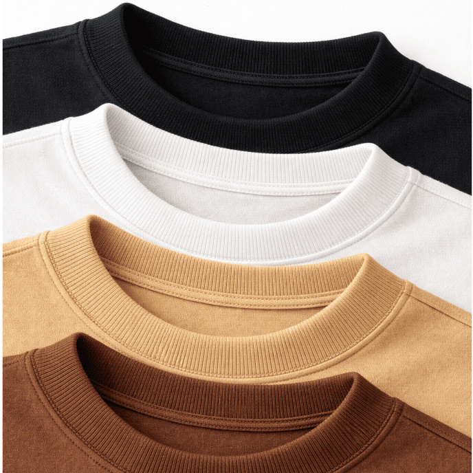Kit 5 Camiseta Oversized Básica Streetwear Mascul