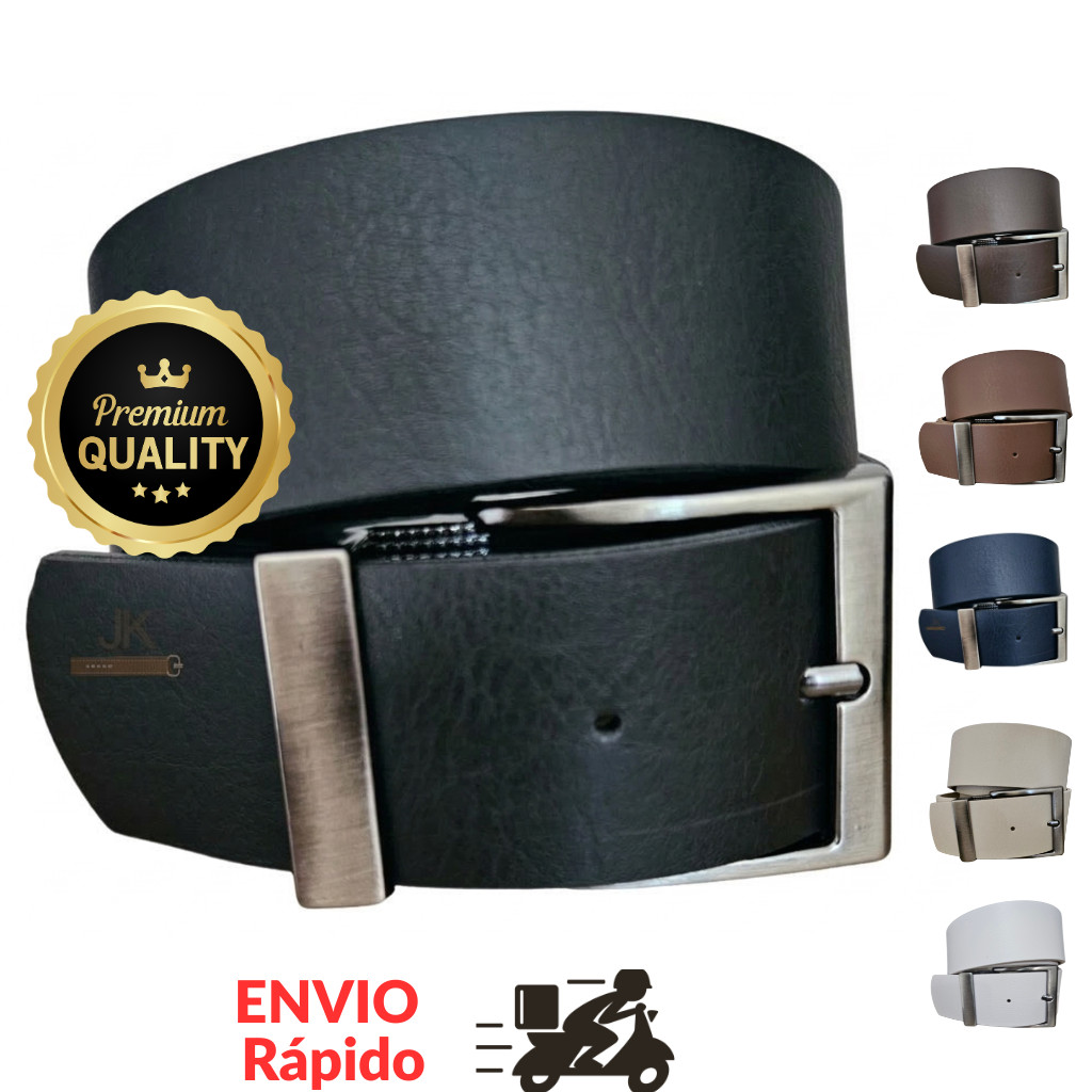 Cinto Masculino Largo 3.8cm Sintetico Premium em T