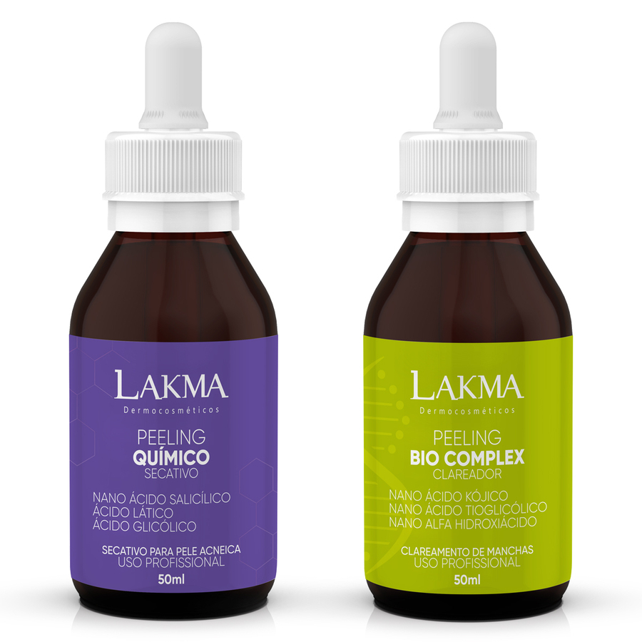Lakma: Peeling Químico Secativo 50ml + Peeling Bi