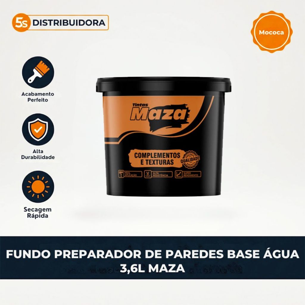 FUNDO PREPARADOR DE PAREDES BASE ÁGUA 3,6L MAZA