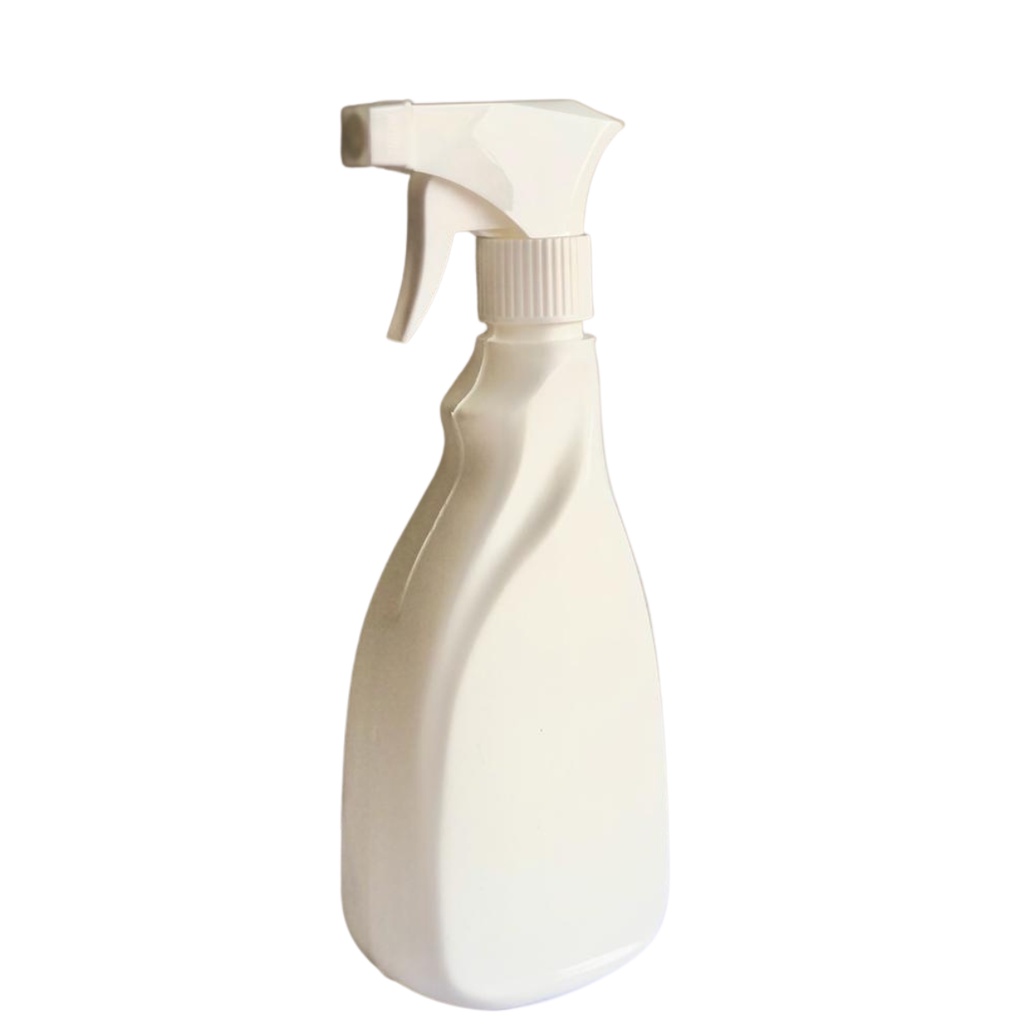 Borrifador Branco Polietileno 500ml oval com gatil