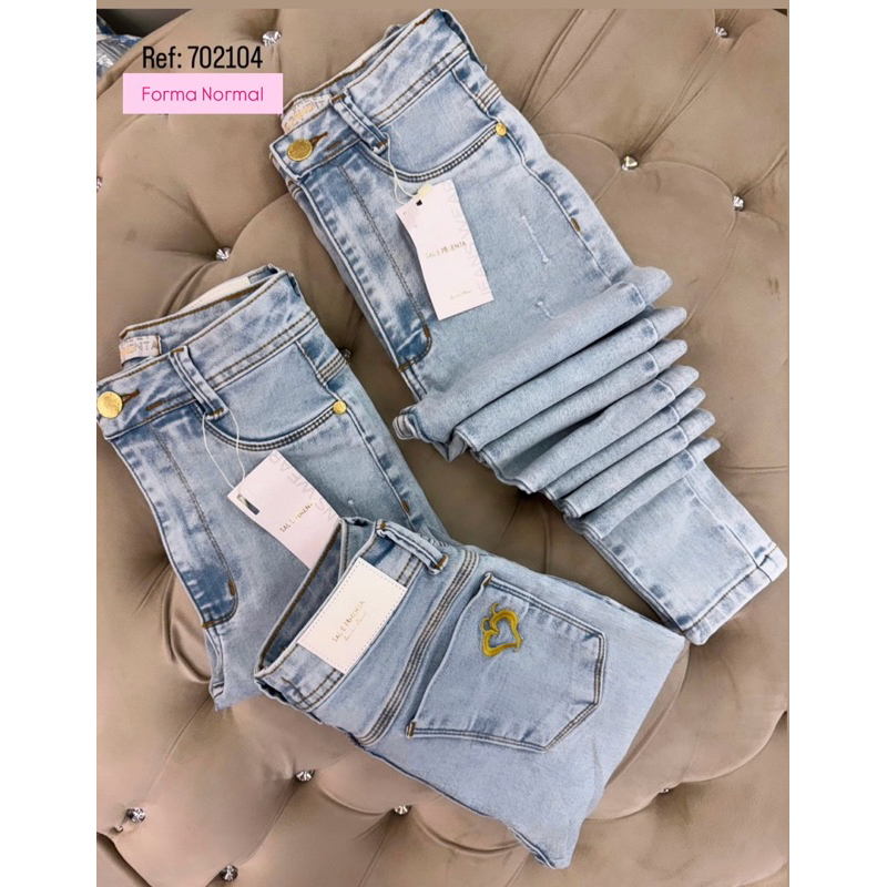 Calça Jeans Feminina Sal e Pimenta Levanta Bumbum