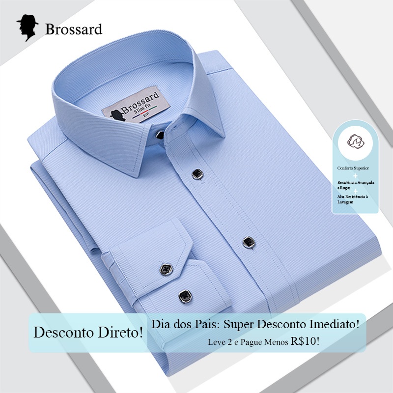Brossard Camisa Social Masculina Premium Não Amas