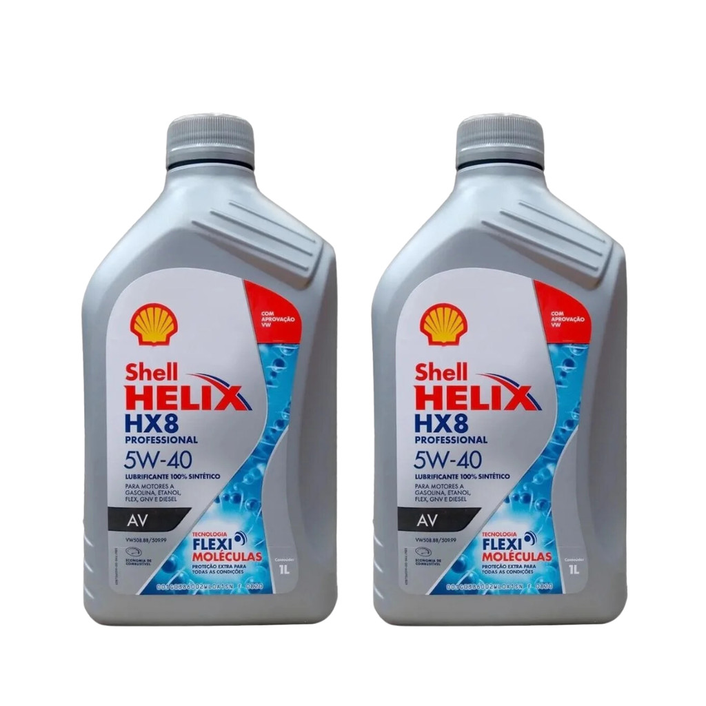 2L Óleo de Motor Shell Helix HX8 PRO 5W40 Sintét