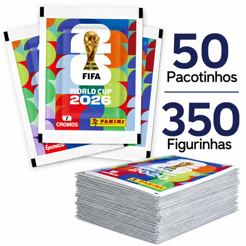 Figurinhas até 50 Envelopes com 350 Cromos Do Alb