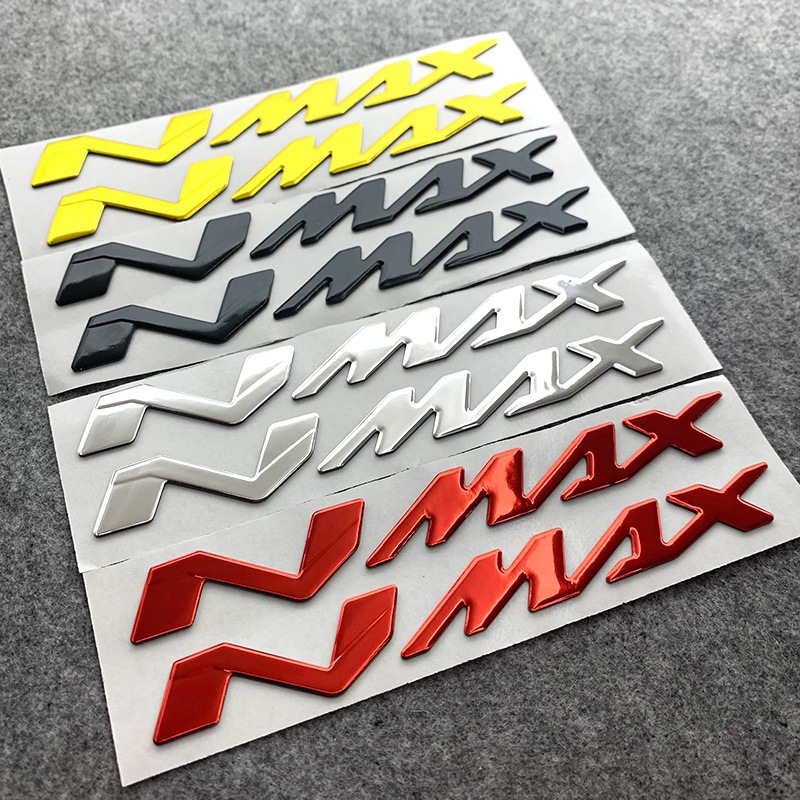 1 Par 3D YAMAHA NMAX Adesivos Decorativos Emblema 