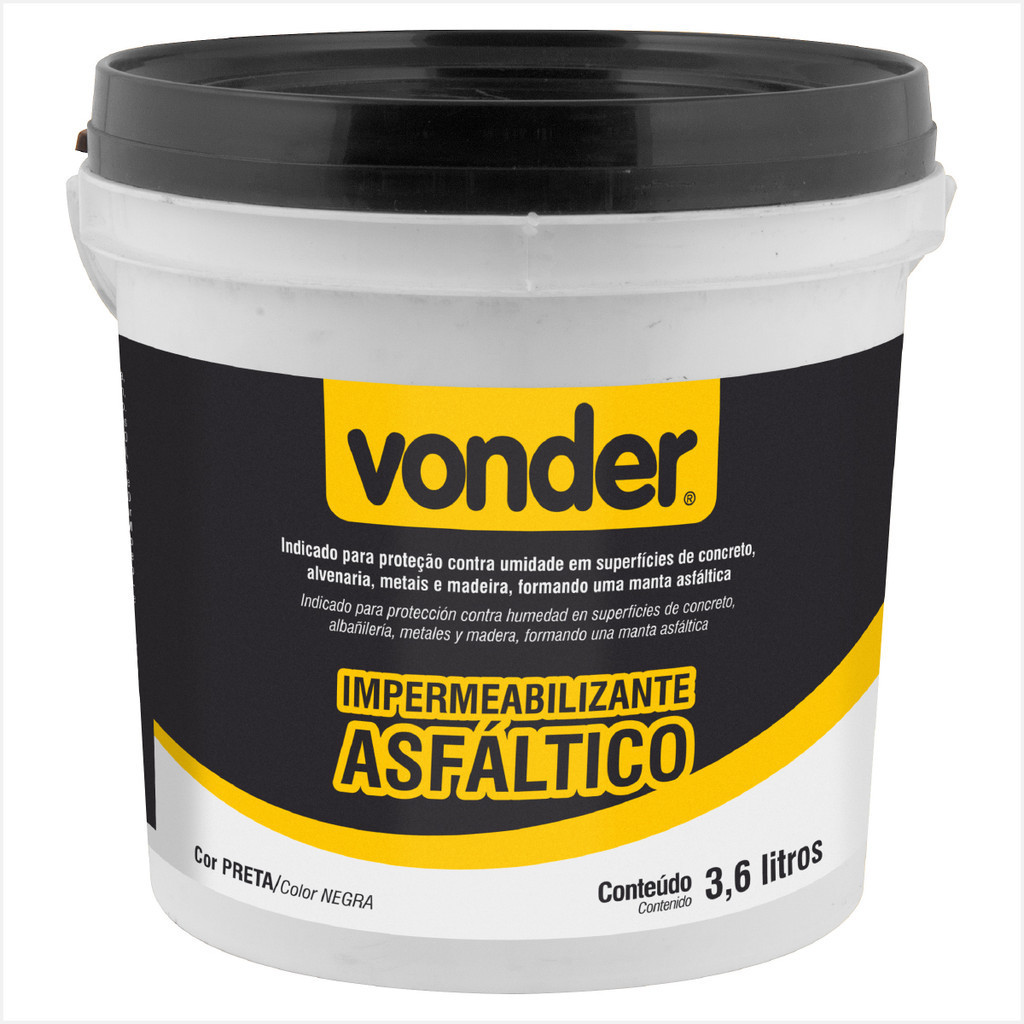 Impermeabilizante Manta Líquida Asfáltica 3,6L S