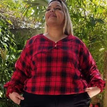 CAMISA XADREZ PÉROLA PLUS G3 G4 E G5