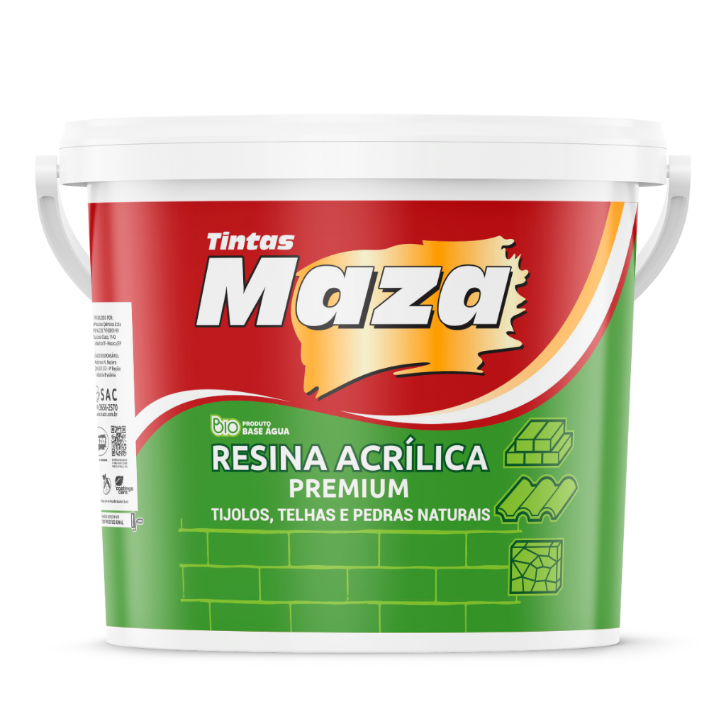 Resina Acrílica Base De Agua Brilhante 3,6l ̵