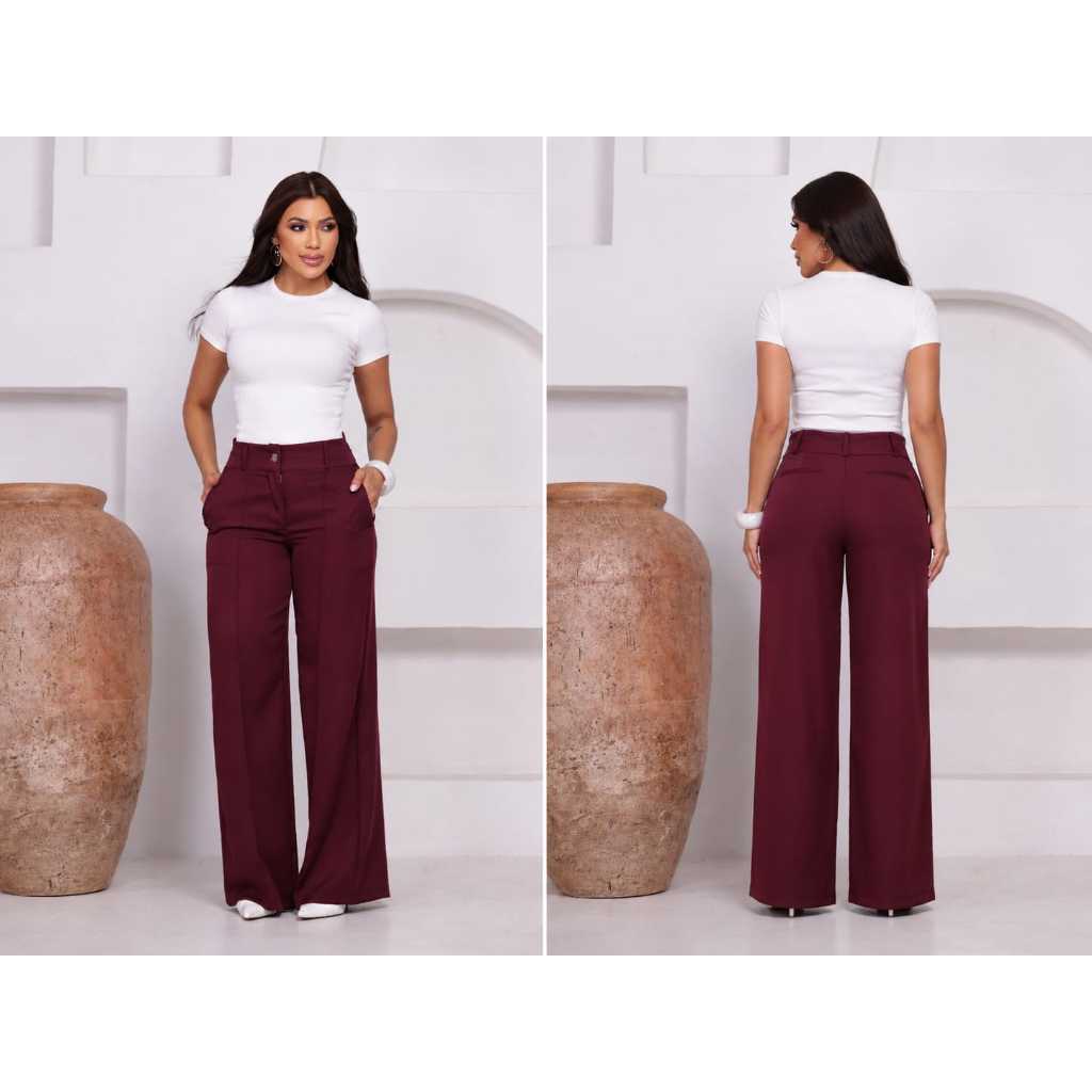 calça feminina  alfaiataria premiun  estilosa con
