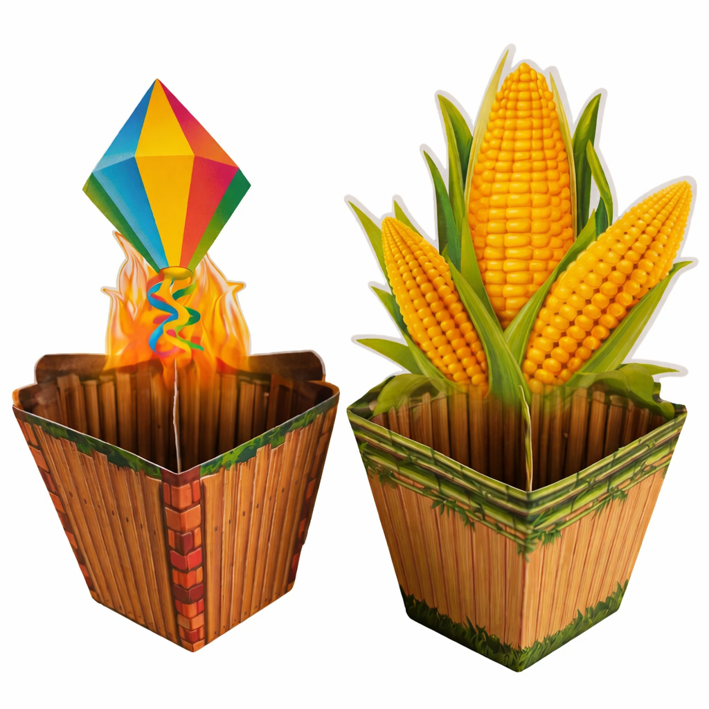 Enfeite Para Festa Junina Para Mesa Decoração Ba