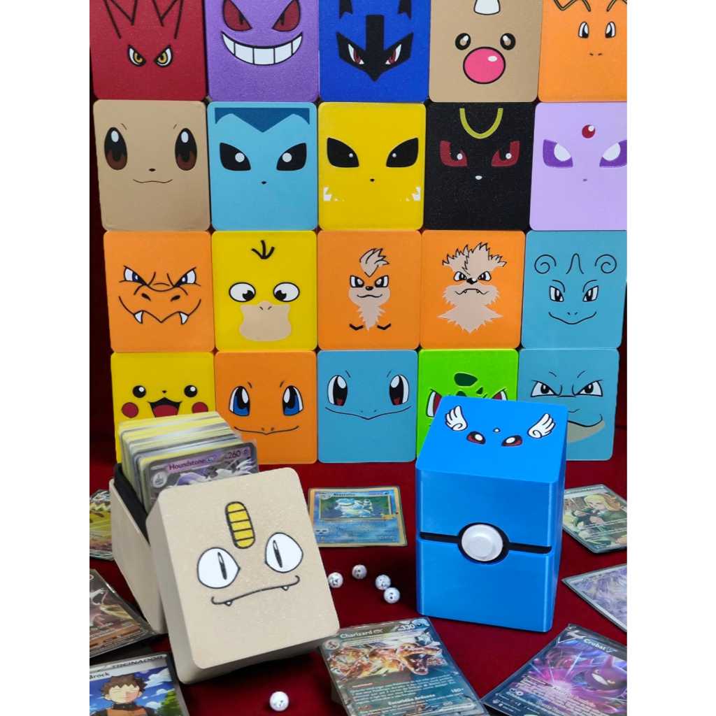 Porta Cartas Caixa Deck Box para Pokémon TCG R