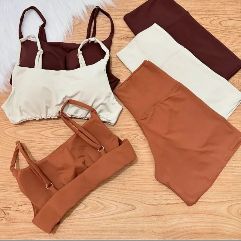 Conjunto Fitness Feminino Compressão e Sustentaç