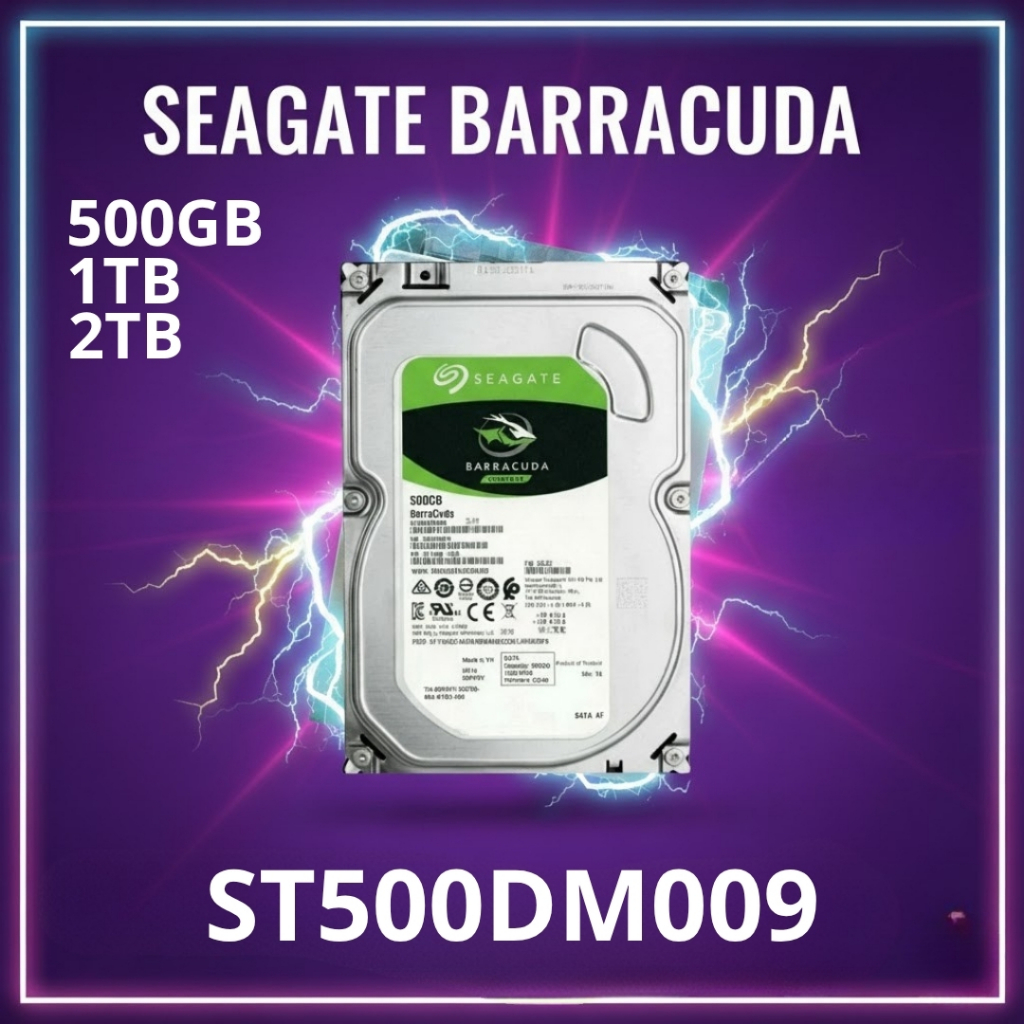HD Seagate Barracuda 500GB/1TB/2TB SATA 3.5 Para P