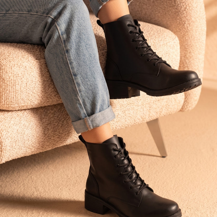 Coturno Bota Salto Confortável Leve Promoção + 