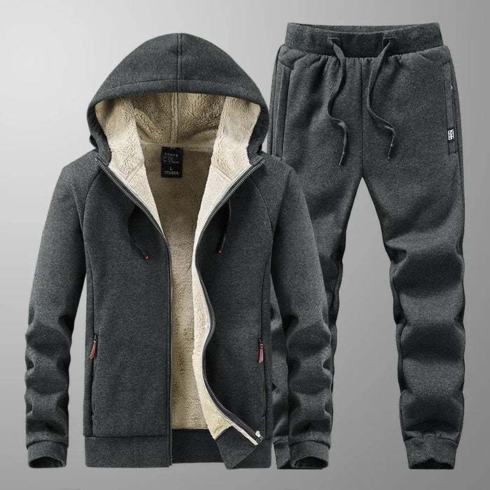 Conjunto Moletom Adulto Unissex Inverno Quente For
