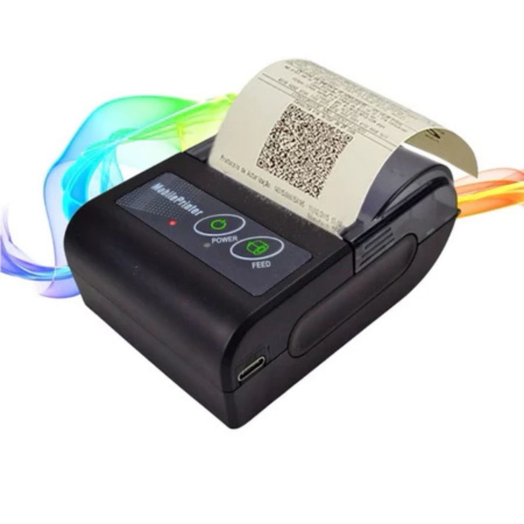 Mini Impressora Via Bluetooth Portátil Térmica 5