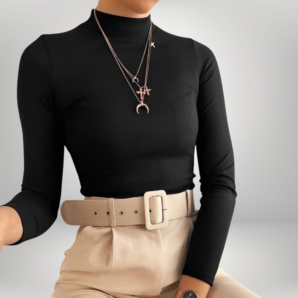 Blusa Feminina Manga Longa Cacharrel Confortável 
