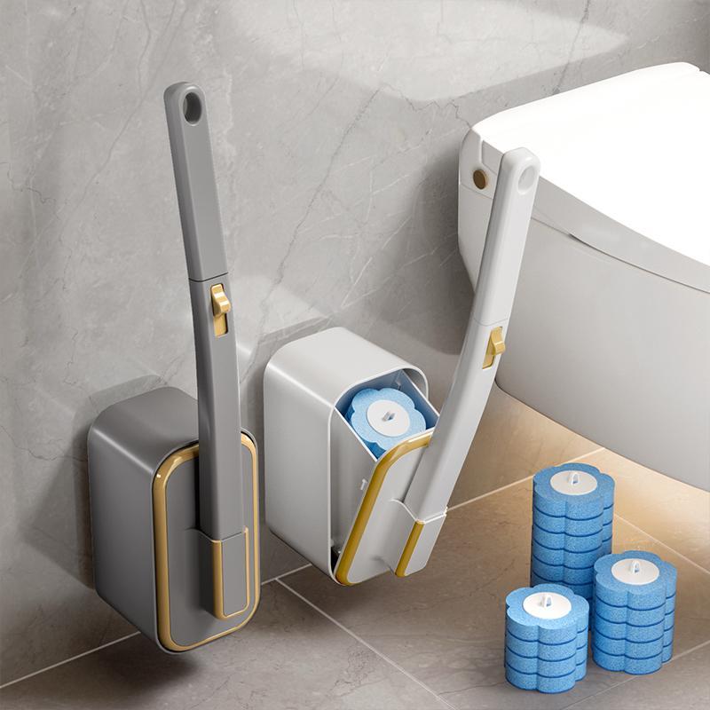 Kit Escova De Limpeza Para Uso Sanitario E Esponja