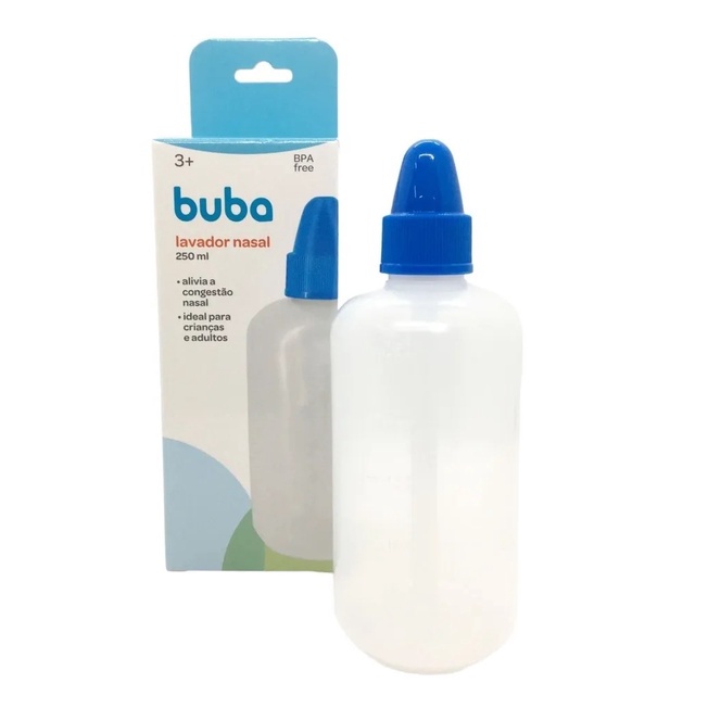 Lavador Nasal Livre De BPA Infantil e Adulto Buba 