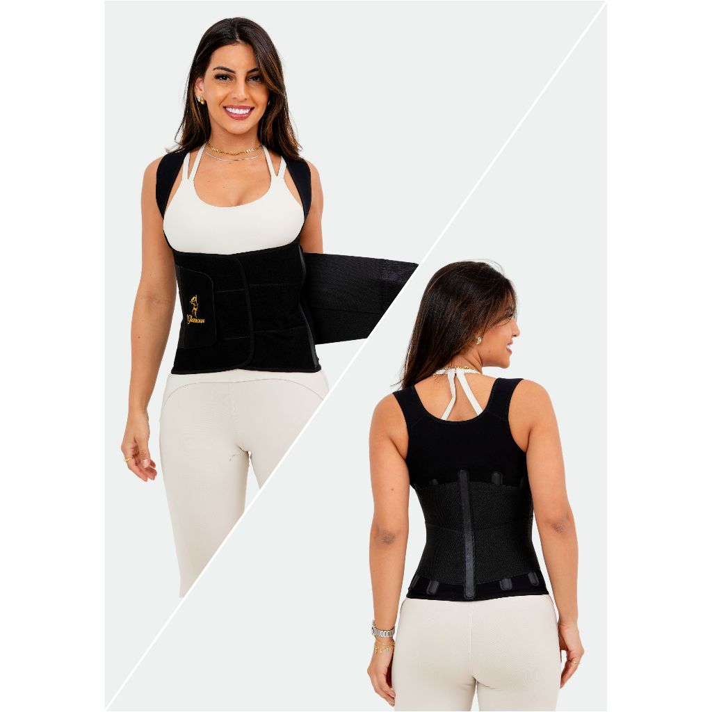 Cinta Modeladora com Alças Destroyer Glamour Mode