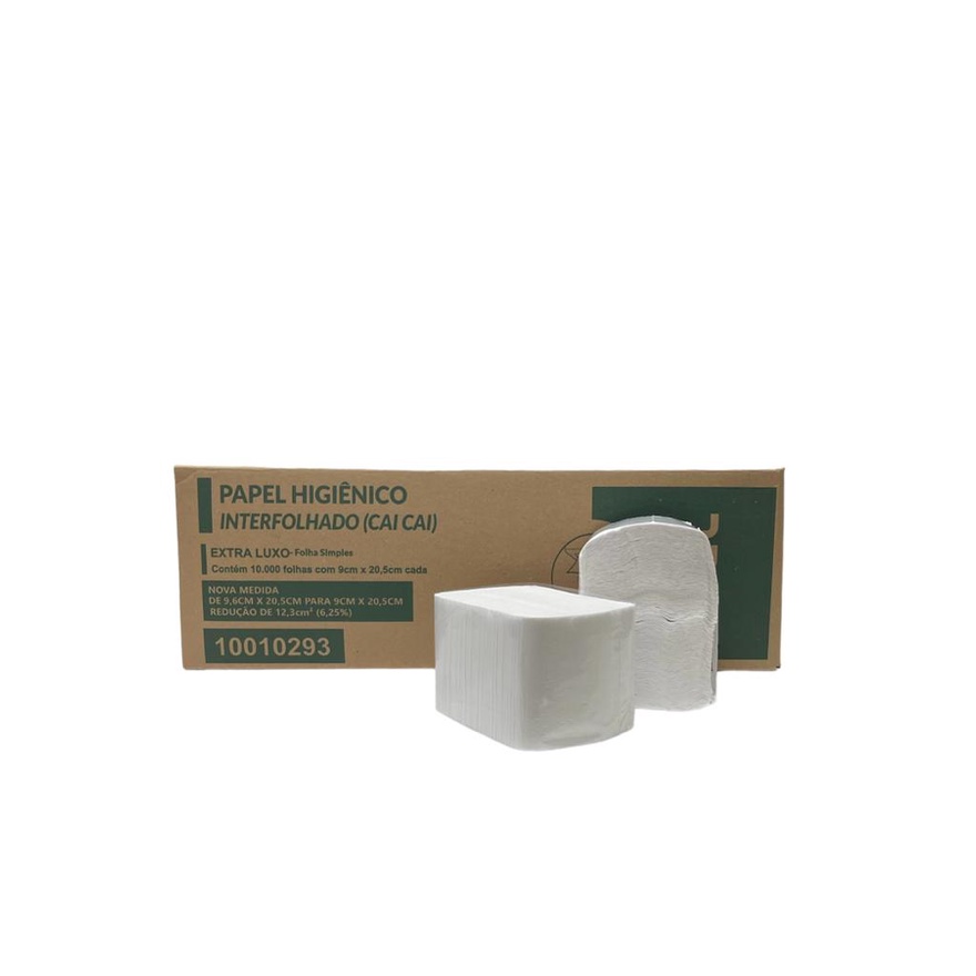 Papel Higiênico Interfolhado Cai-Cai Folha Simple