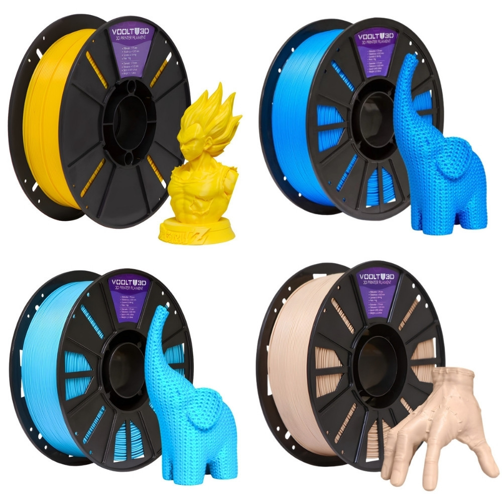 Filamento Impressão 3d Voolt Pla 1,75mm 1kg Vári