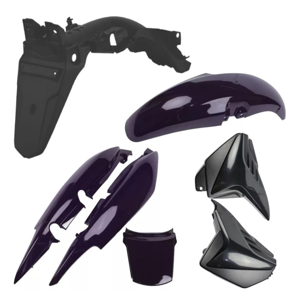 Kit Carenagem plástico Fan 125 2009 2010 2011 Tam