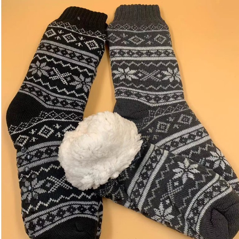 Meia De Inverno MASCULINA Toda Forrada Em Lã Anti