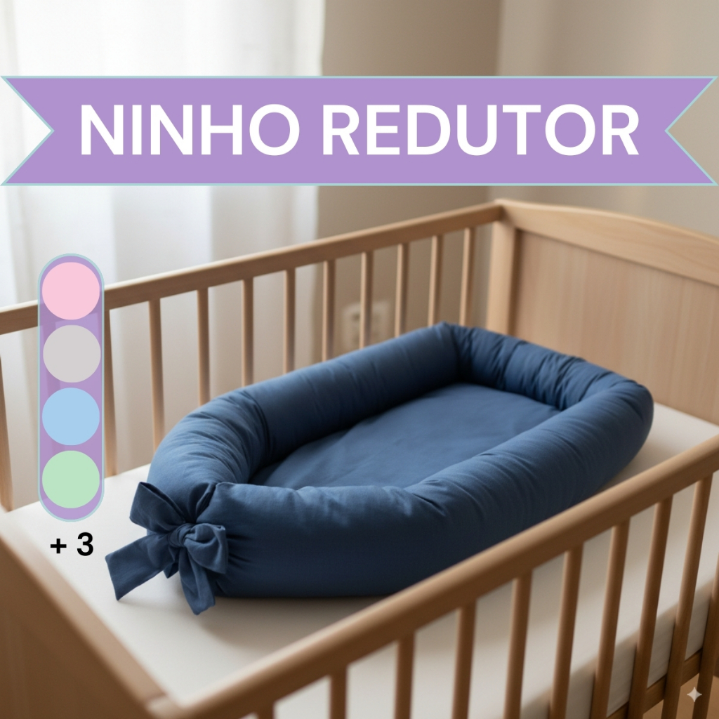 Ninho Redutor Bebê Berço Recém Nascido Clean 10