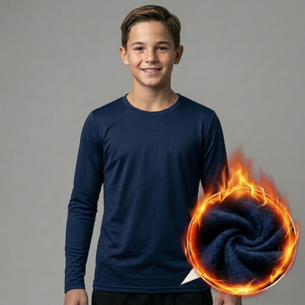 Camiseta Térmica Peluciada Frio Segunda Pele Unis