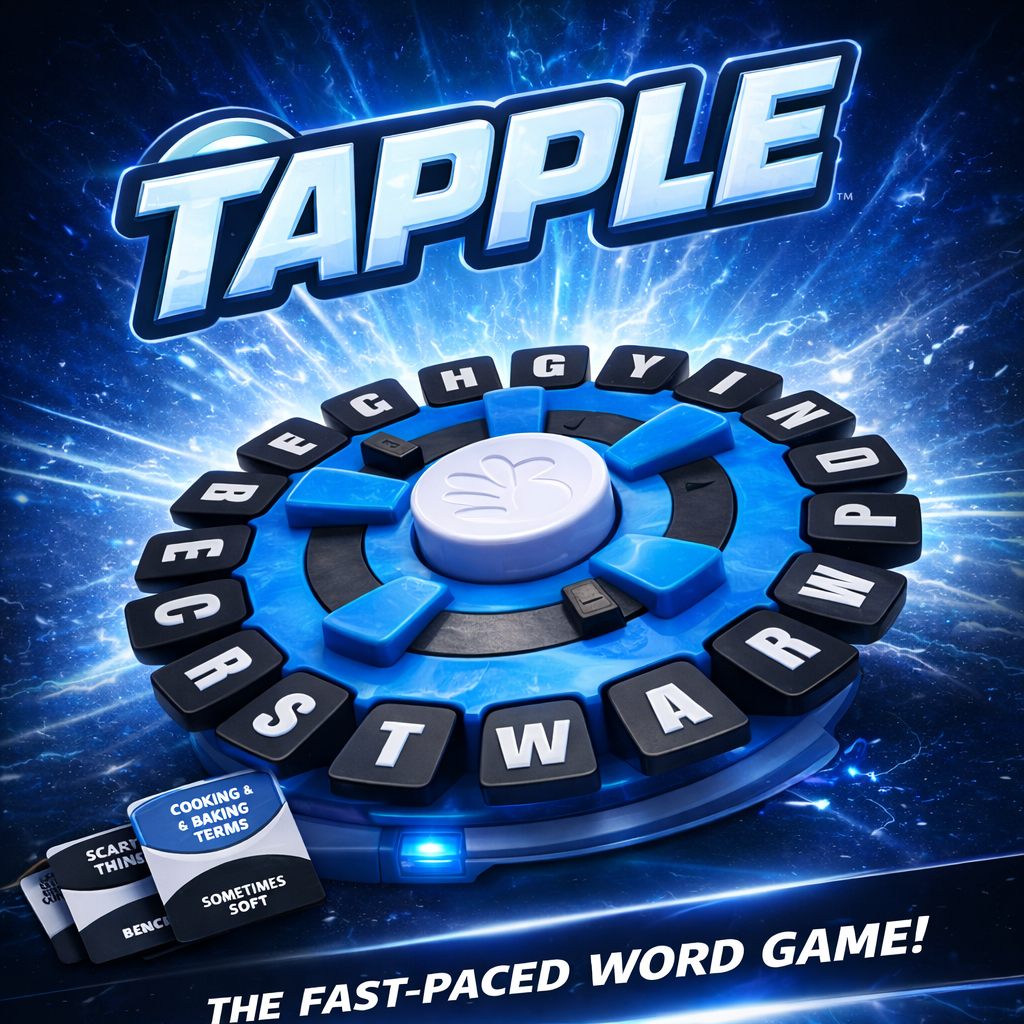 Jogo de Palavras Tapple – Jogo de Tabuleiro 