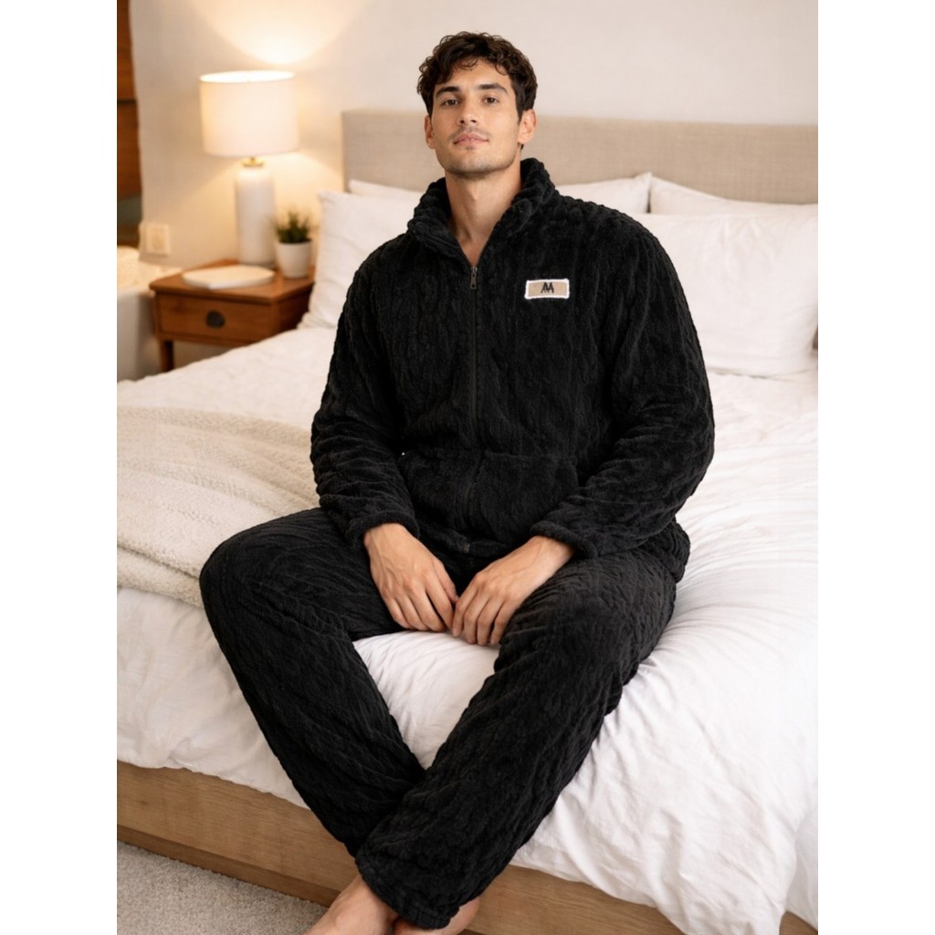 Conjunto Pijama Masculino Premium Plush Peluciado 
