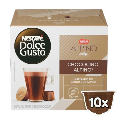 Cápsula Chococino Alpino Com 10 unidades Dolce Gu