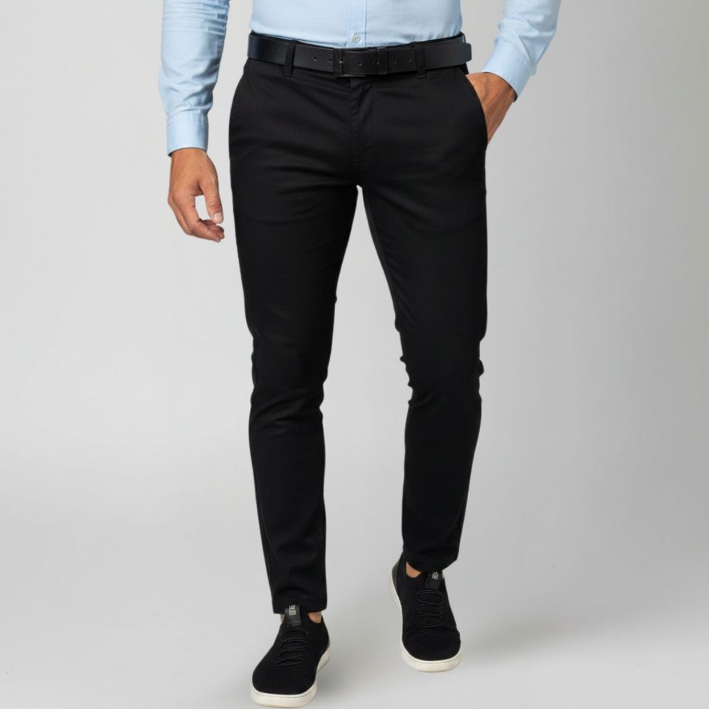 Calça Sarja Slim Masculina Estilo Alfaiataria Esp