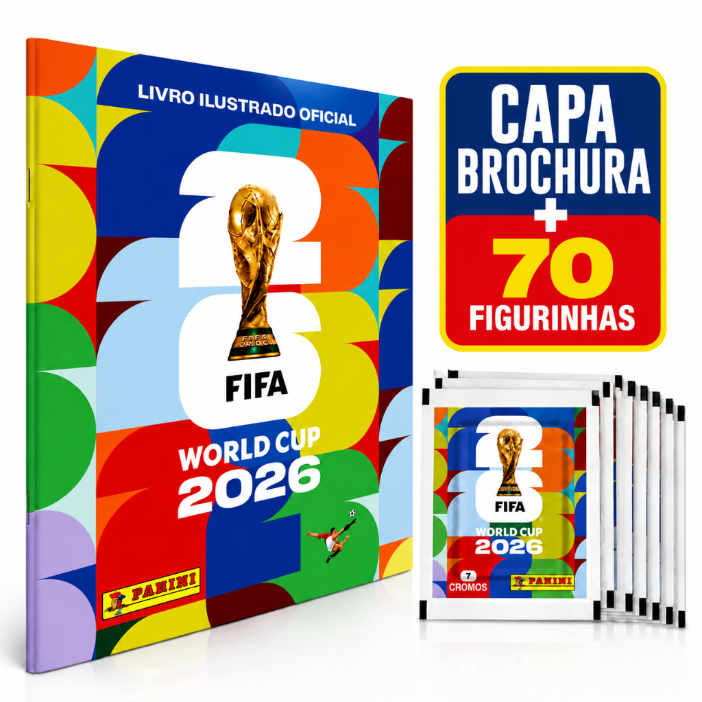 Kit Álbum Copa Do Mundo Oficial 2026 FIFA Panini 