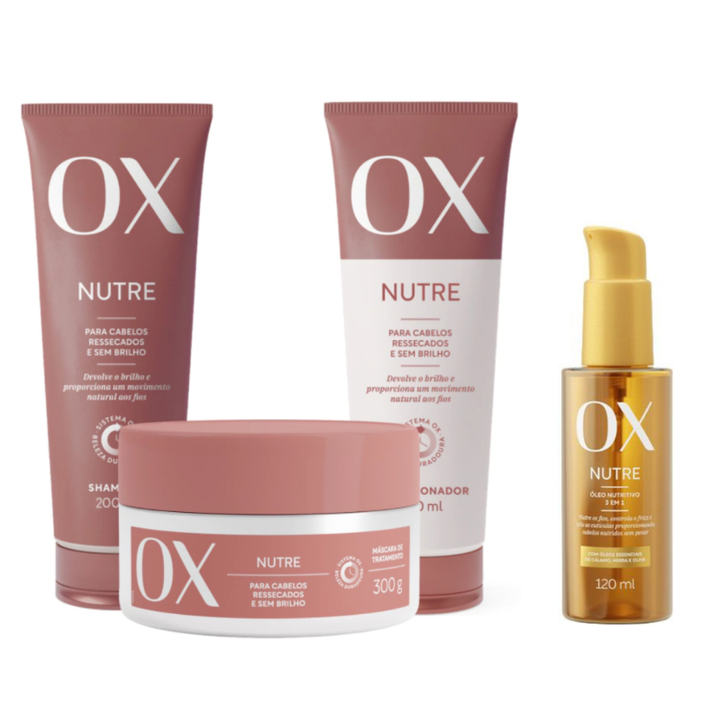 Kit Ox Nutre – Shampoo, Condicionador, Másc